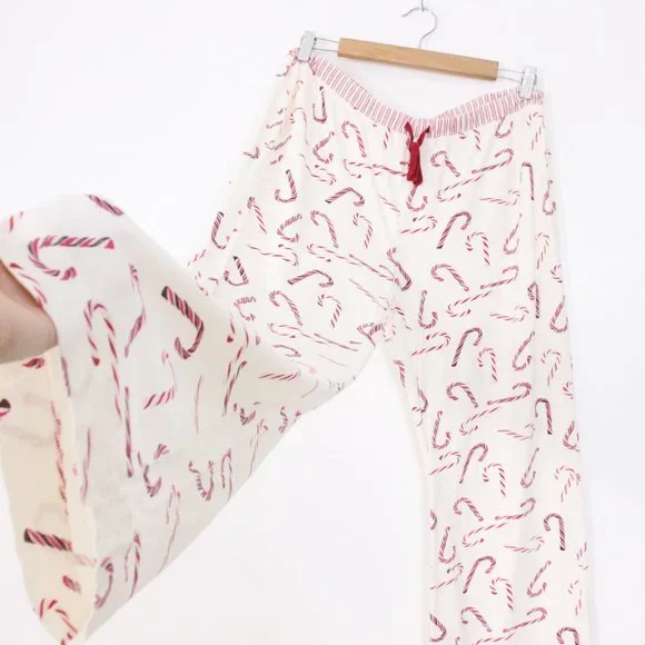 Joe Fresh Candy Cane Drawstring Pjama Pant - Picture 3 of 4